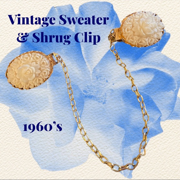 Jewelry - Vintage Dress & Shrug Clip 1960’s